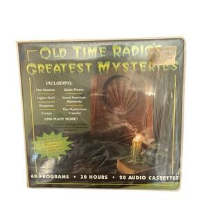 Old Time Radio’s Greatest Mysteries On Audio Cassettes